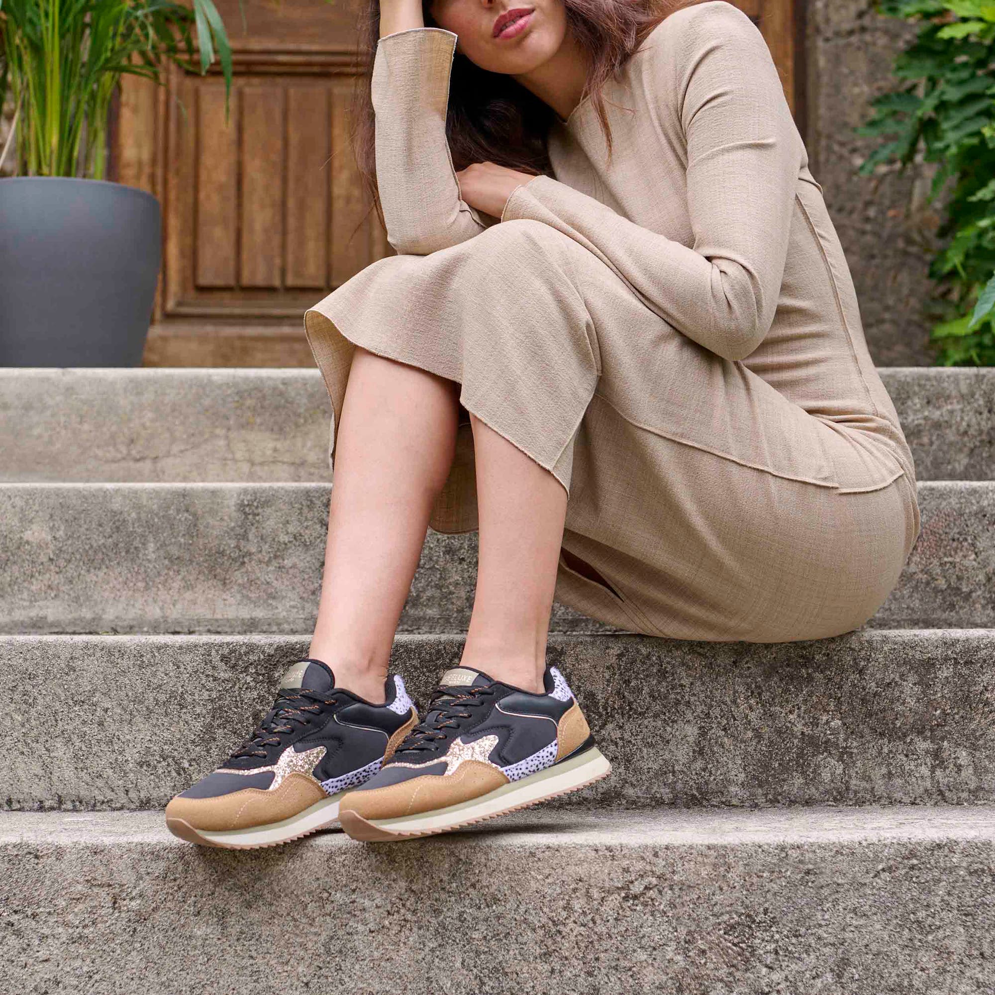 Baskets basses Femme noir
