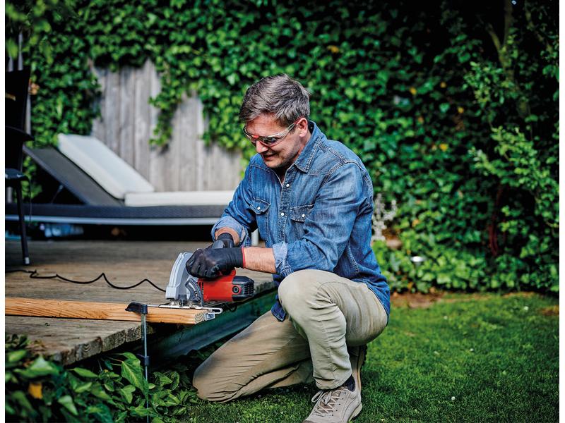 Einhell Handkreissäge TC-CS 1410 Kompakte Kreissäge für lange, gerade und akkurate Schnitte