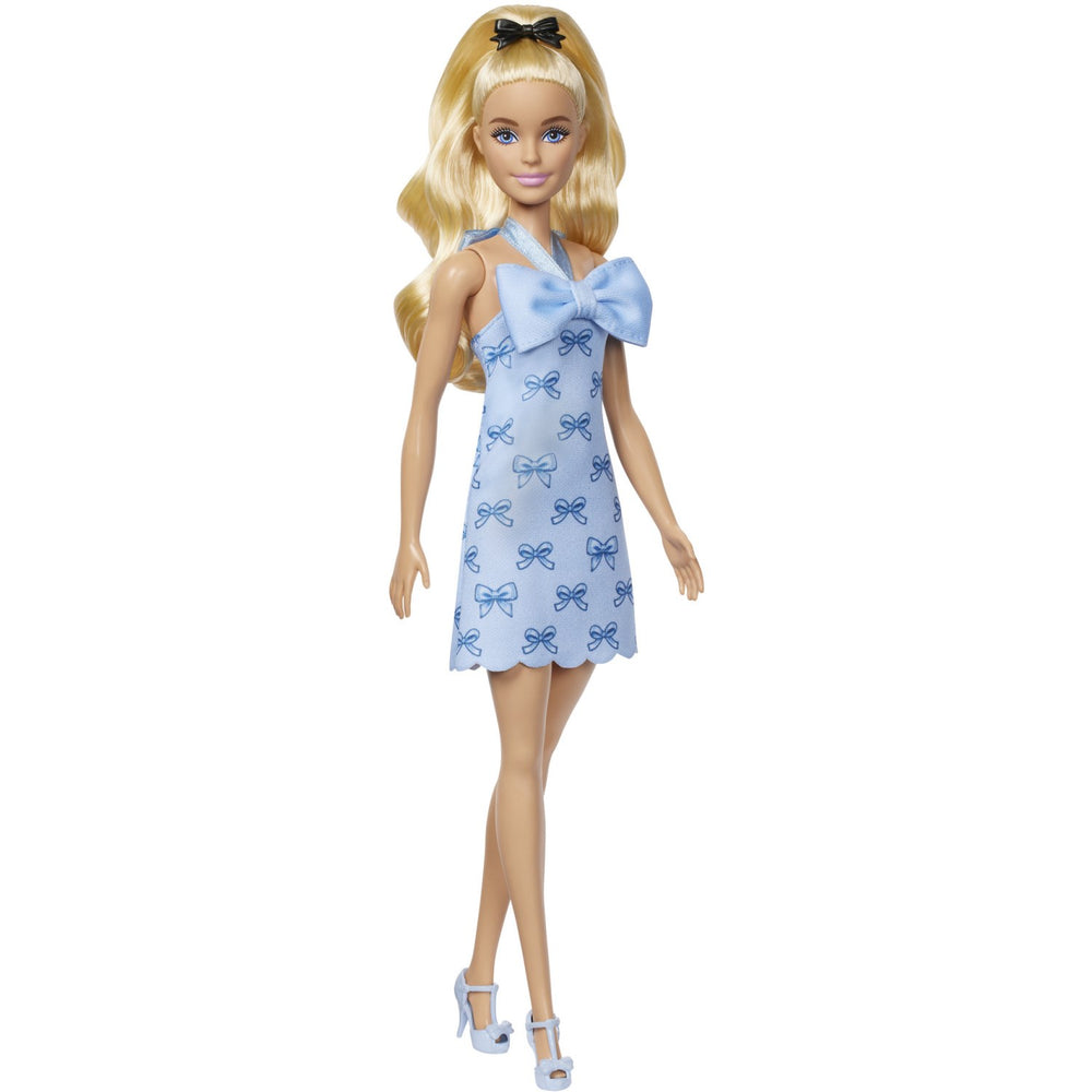 Køb Barbie® Fashionista Dukke Blå Sløjfer