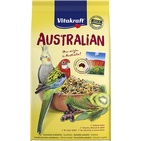 Fuglefoder australsk parakit