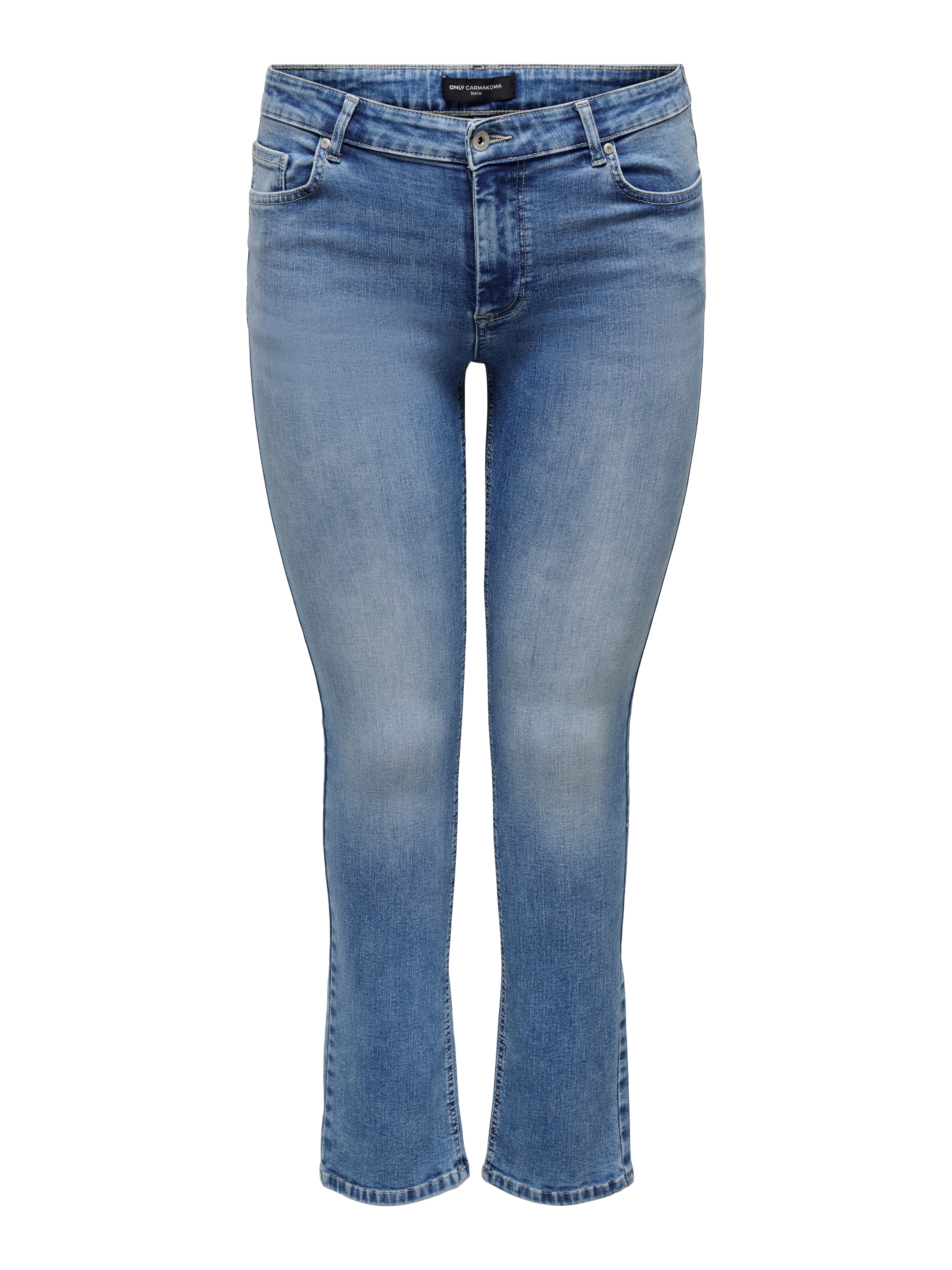 CARWILLY Mittlere Taille Skinny Fit Jeans Medium Blue Denim