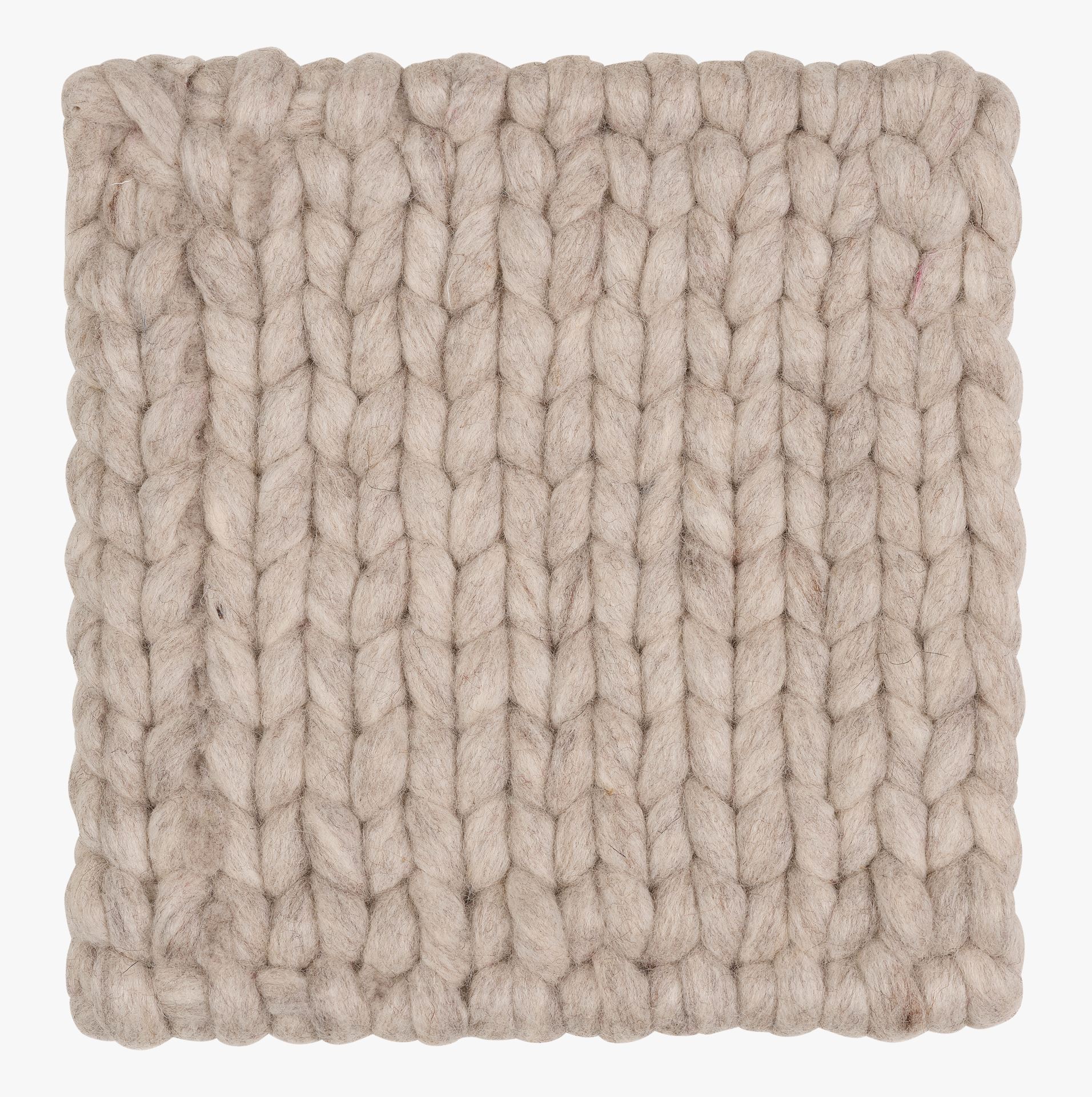 Gryteunderlag lys grå - 22x22 cm