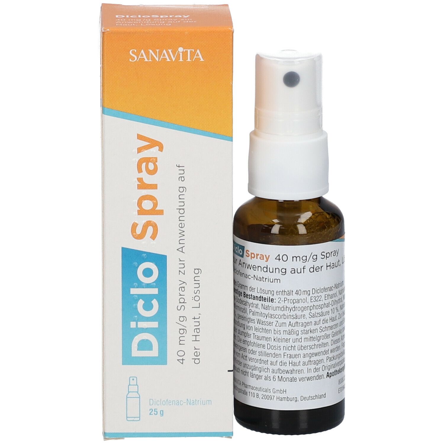 SANAVITA DicloSpray 40 mg/g Spray