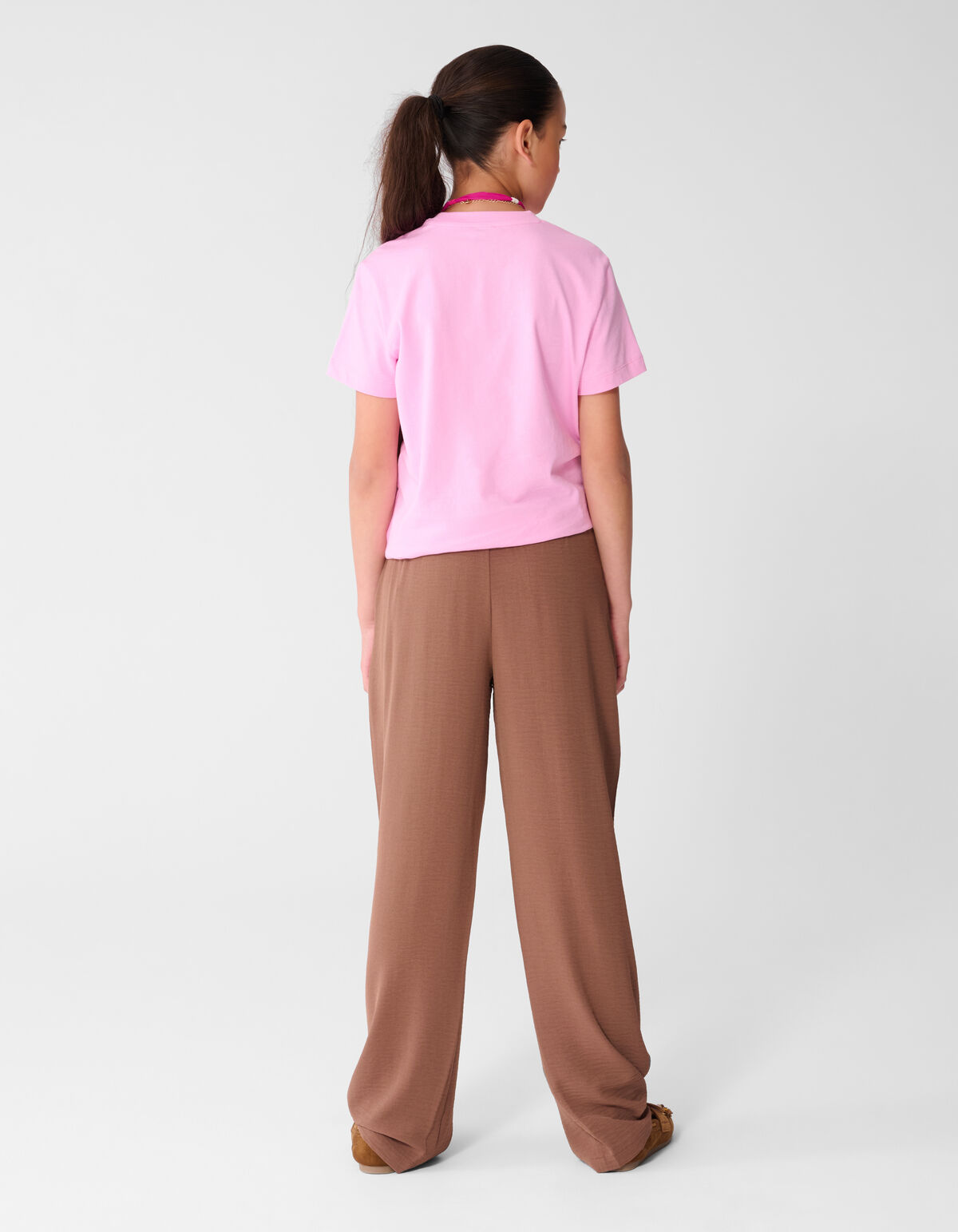 Heart Club Artwork T-shirt Roze