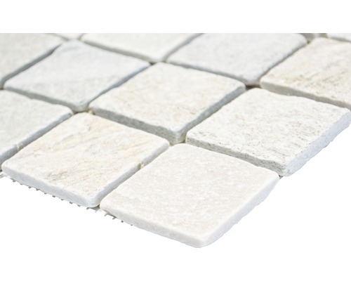 Natuursteenmozaïek XQM 001M 30,5x32,5 cm beige/grijs