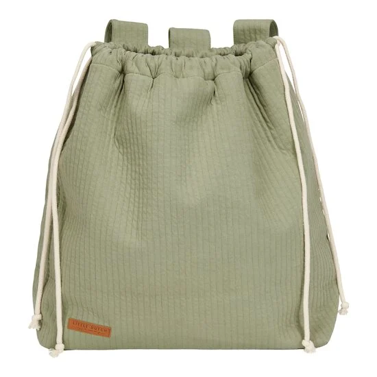 Little Goose Sac à jouets   Pure Olive        de               Little Dutch