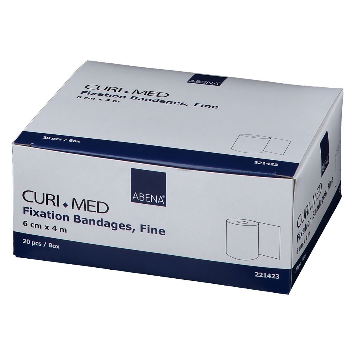 CURI MED elastische Fixierbinde 6 cm x 4 m