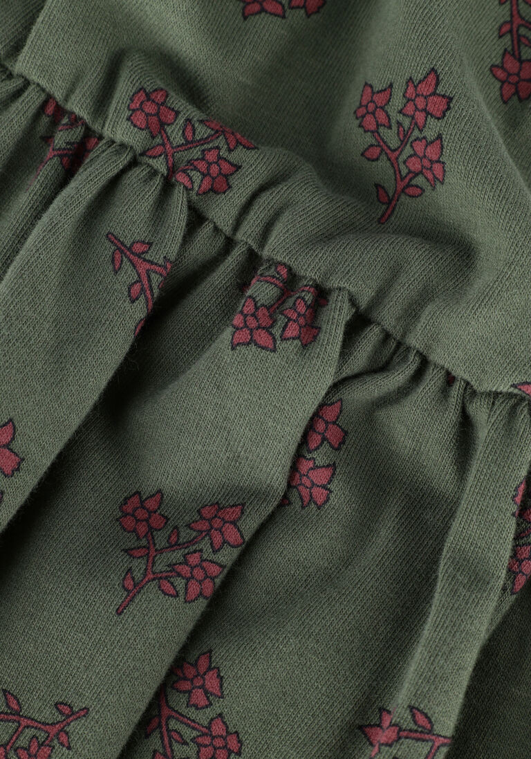 BLOSSOM KIDS groene blossom kids mini jurk rosalie