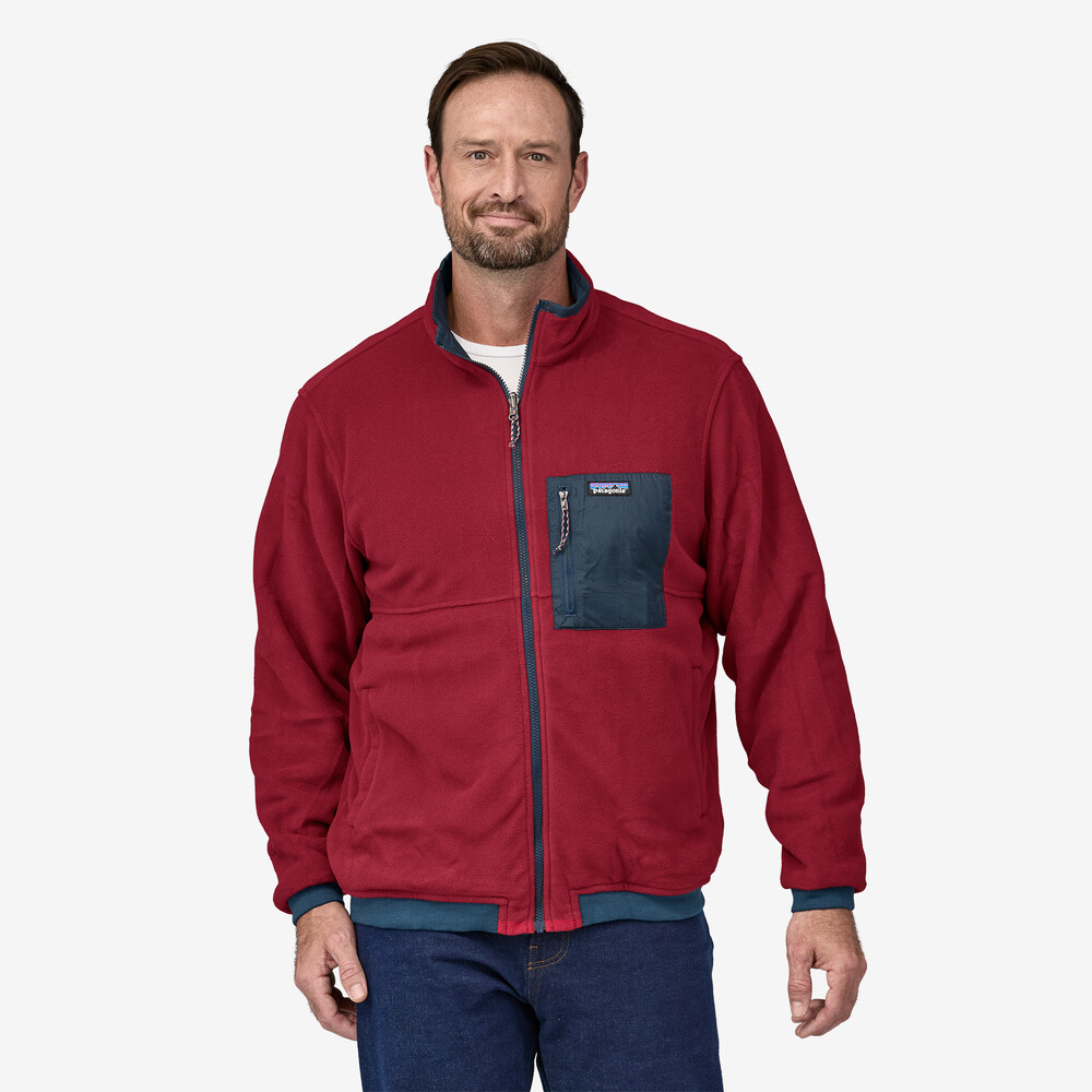 Wendbare Herren-Mikrofaserjacke