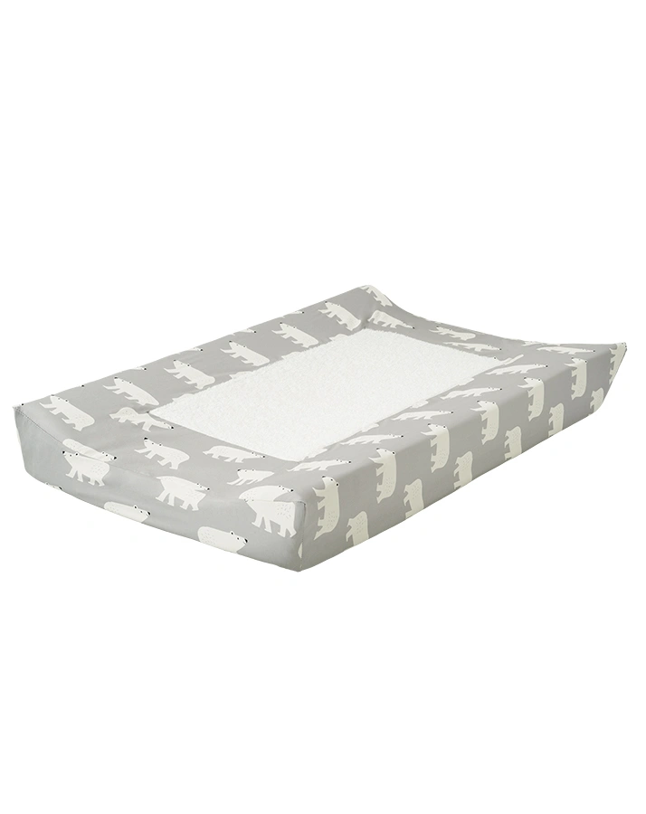 Wickelauflagenbezug POLAR BEAR (44x68) in grau