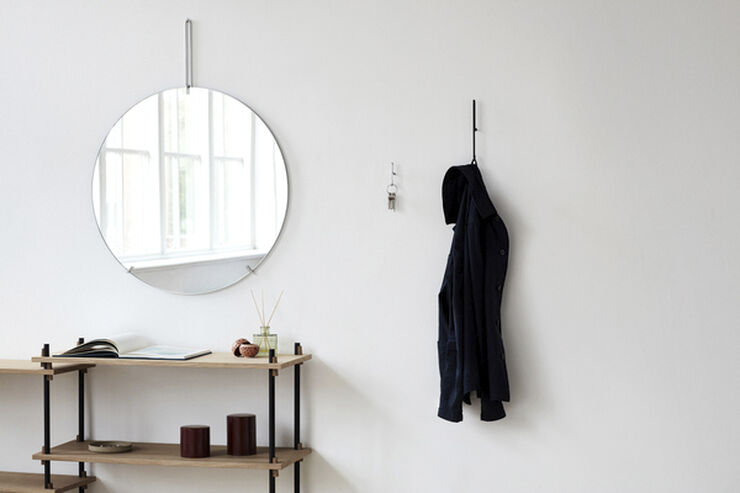 Moebe Wall Mirror, Ã50, Chrom Chrome
