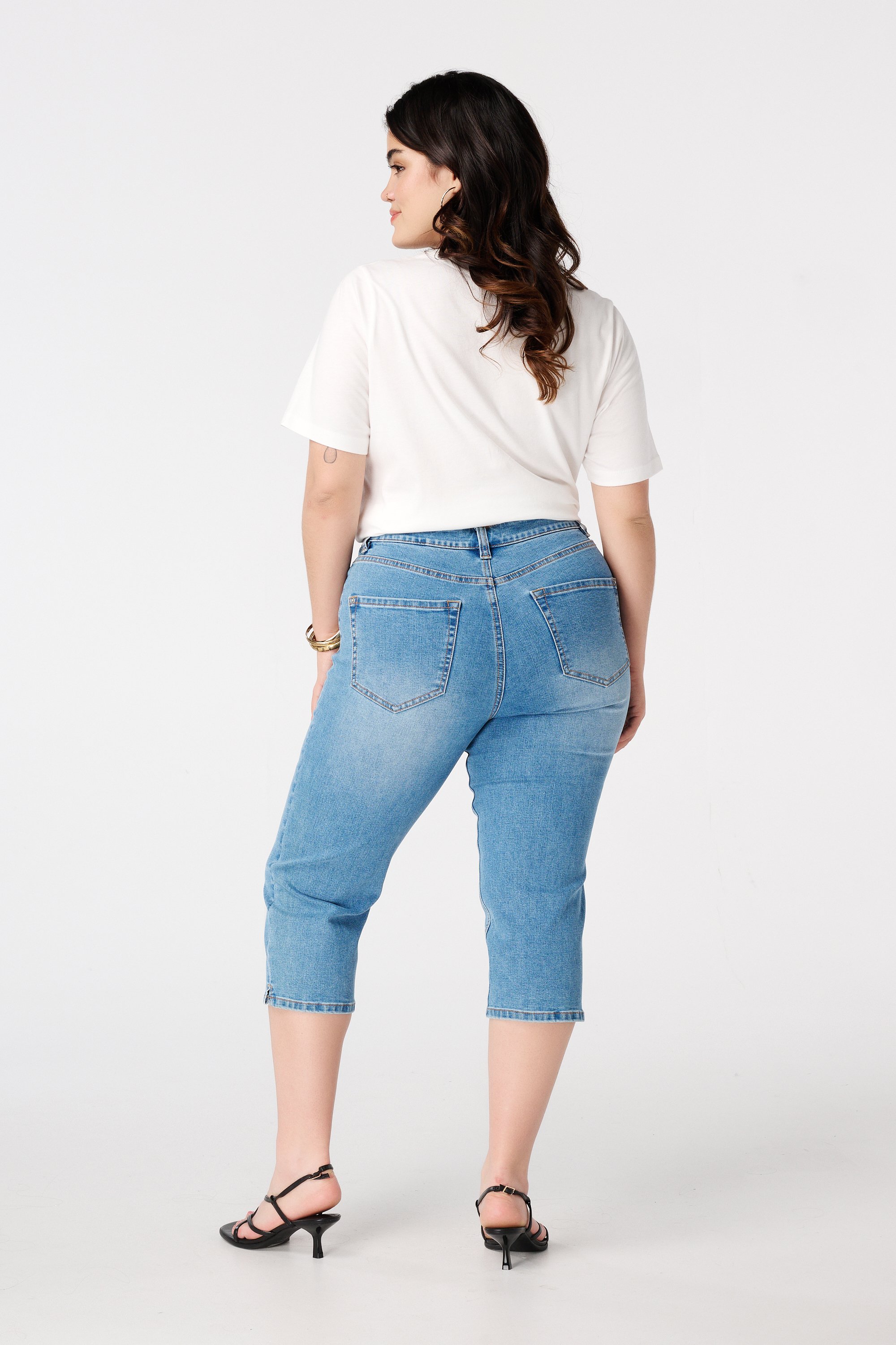 Capri jeans Bleached Denim