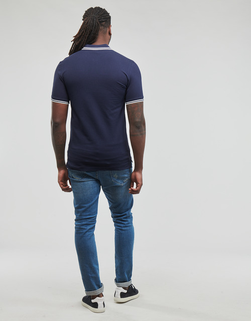 G-Star Raw - DUNDA SLIM STRIPE POLO SS - Bleu