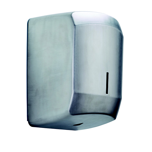 Distributeur essuie-mains à dévidage central - 450 formats - clara - inox brossé aisi 304 (18/10)