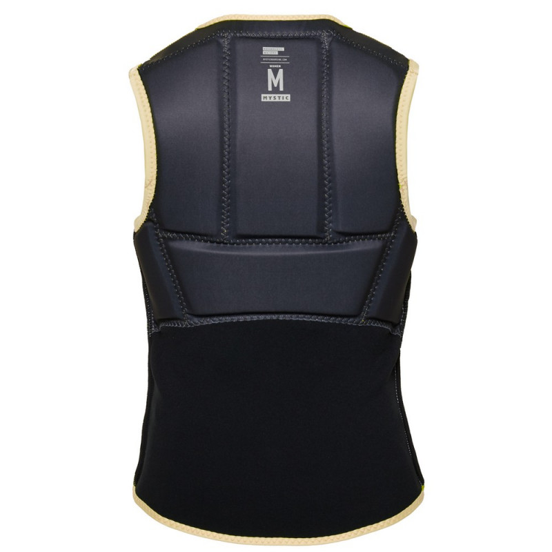 Gilet Impact Femme Kitesurf Mystic Star frontzip jaune