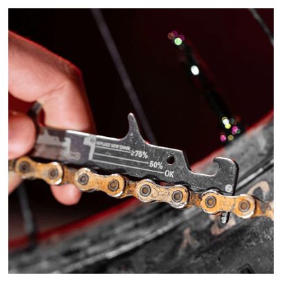 Indicateur d'Usure de Chaîne Lezyne Chain Gauge Argent