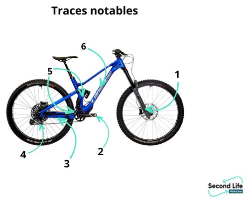 Produit Reconditionné - VTT Tout-Suspendu Lapierre Spicy CF Team Sram X01 Eagle 12V 29' Bleu 2023