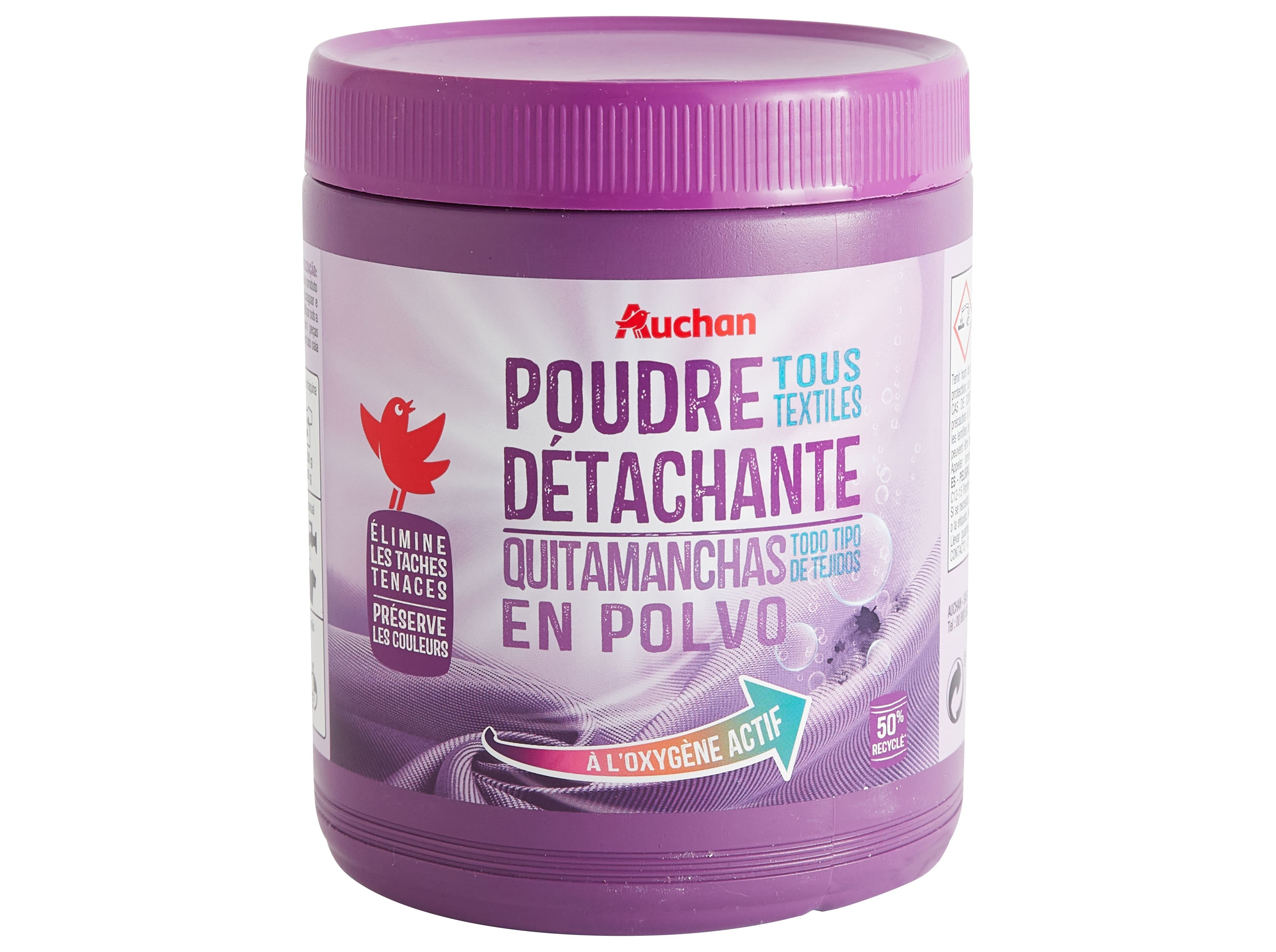 TIRA NÓDOAS EM PÓ PARA ROUPA AUCHAN OXI ACTIVE 1KG