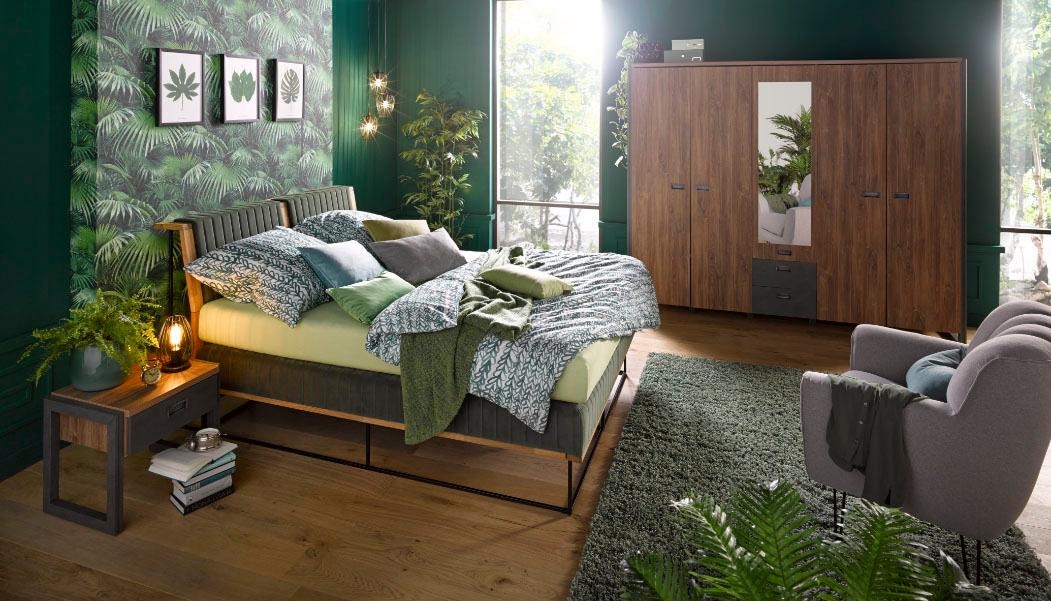 Home affaire Nachttisch Breite 55 cm, in angesagtem Industrial Look