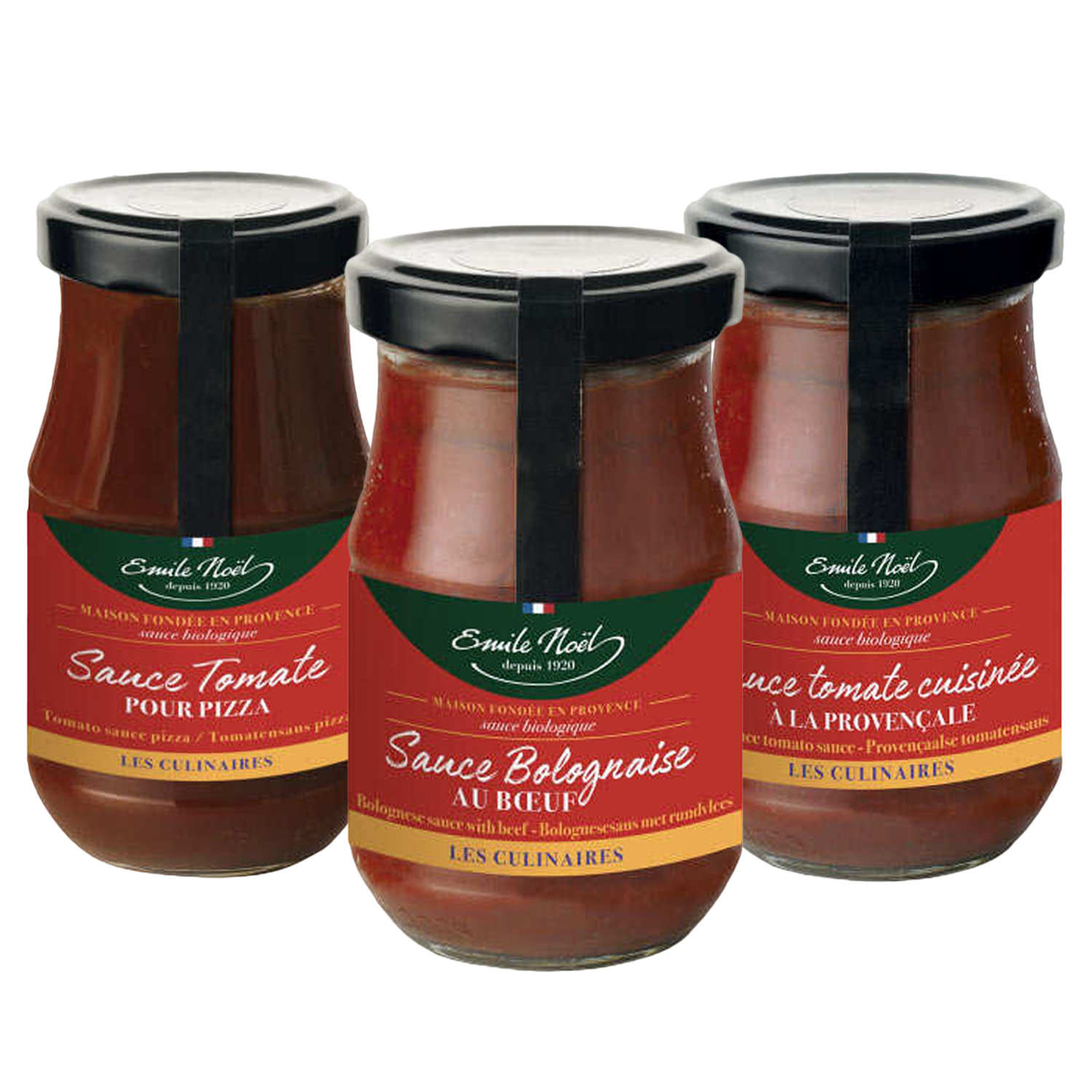 Assortiment de 3 sauces pour vos recettes