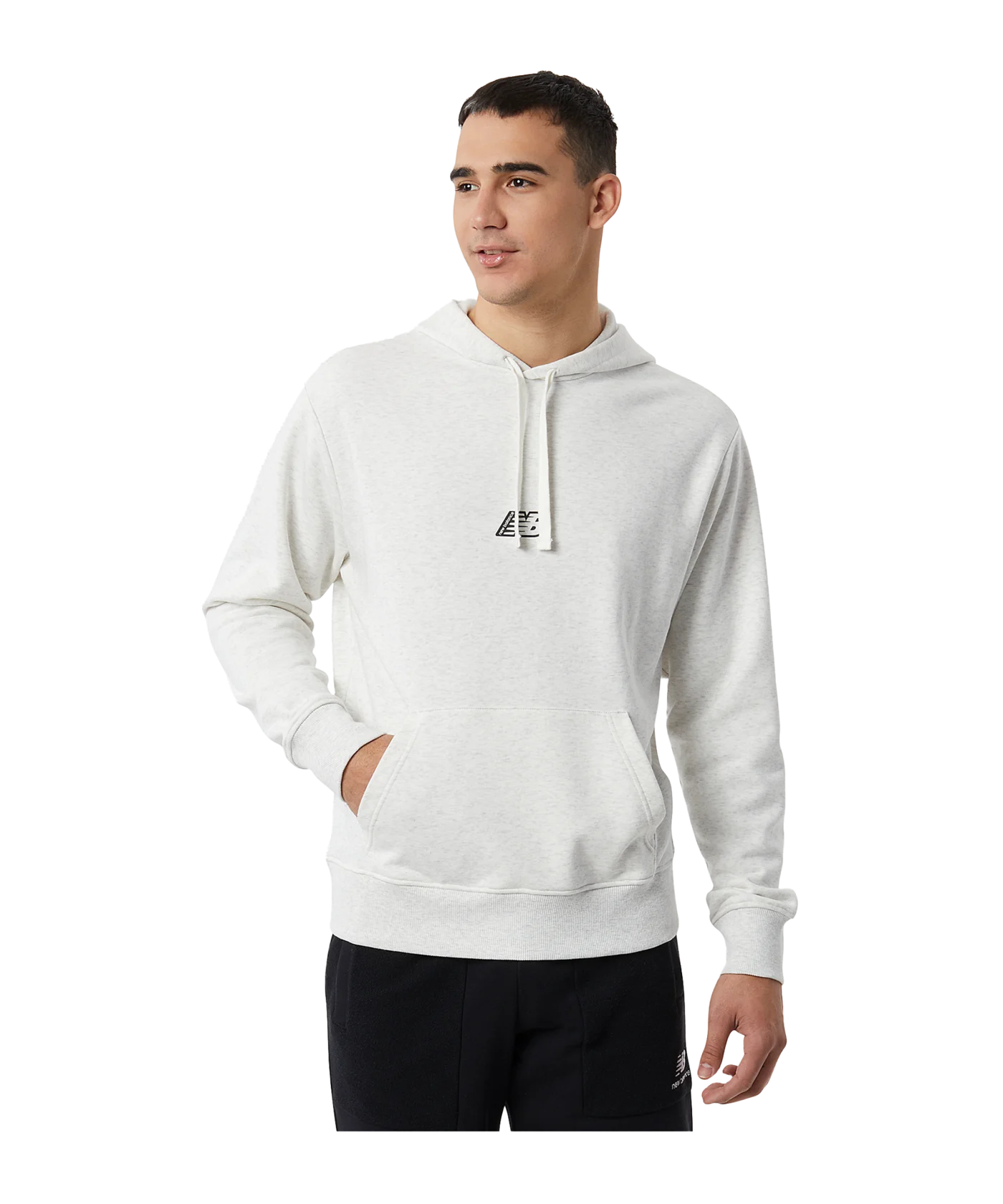 New Balance Essentials Fleece Hoody Grau FSAH