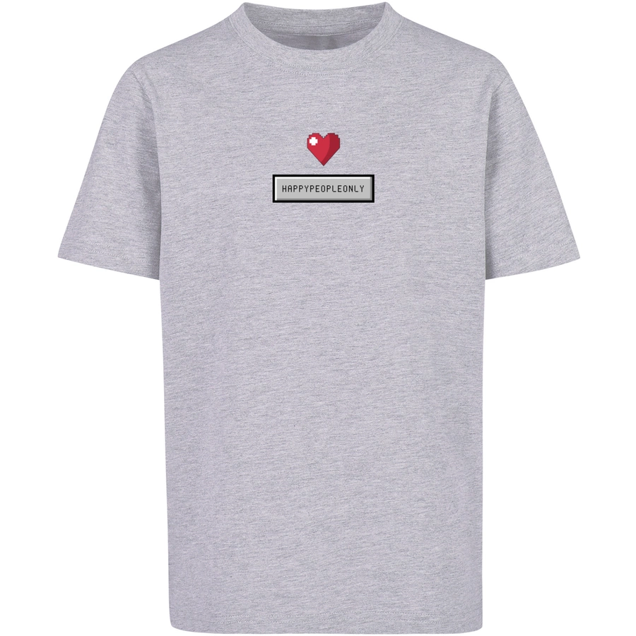 F4NT4STIC T-Shirt Happy New Year Silvester 2023 heather grey