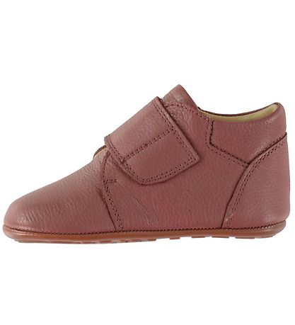 Bundgaard Leder-Krabbelschuhe - Tannu - Dark Rose