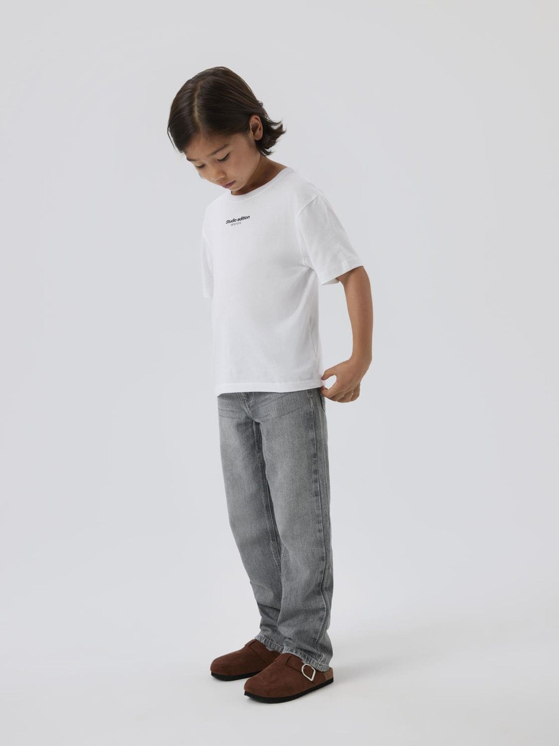 Grijs - Name It straight fit jeans