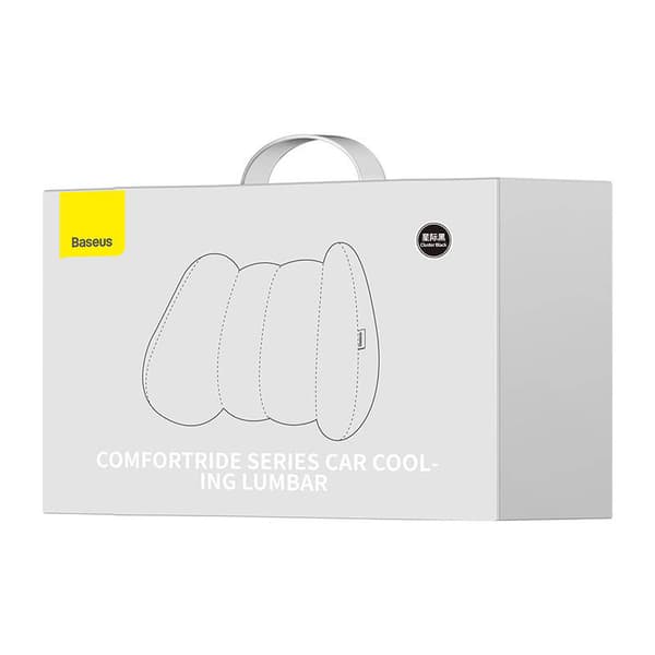 PERNA AUTO suport lombar Baseus ComfortRide, design ergonomic, efect de racire,  dimensiune 395*263*115mm, negru 