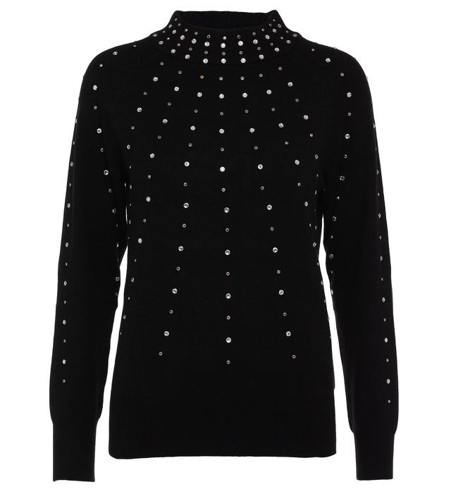 Pullover mit facettierten Steinen