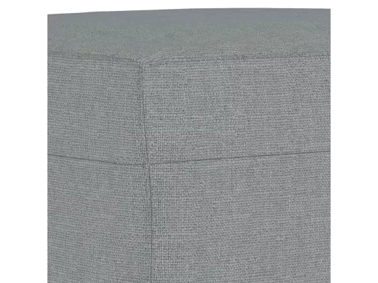 Ensemble de canapés 3 pièces coussins gris clair tissu