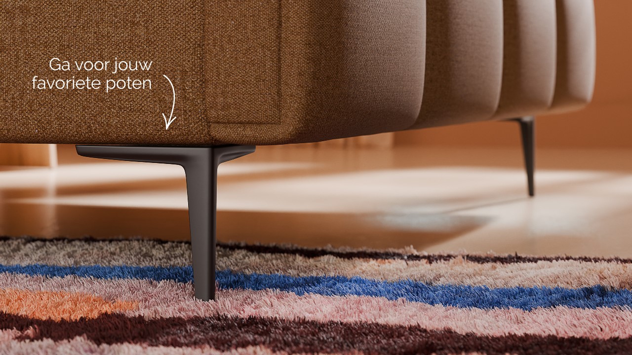Boxspring Crystal - Soft touch mocha mousse