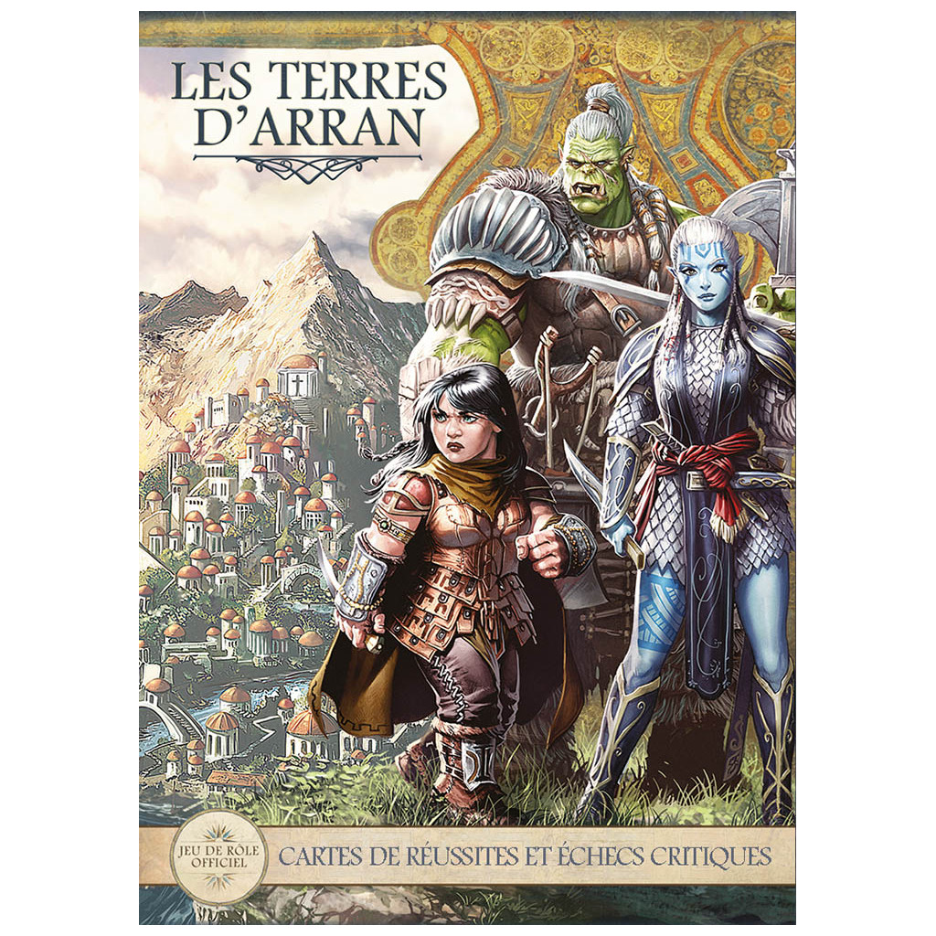 Les Terres d'Arran - Cartes de réussites et échecs critiques