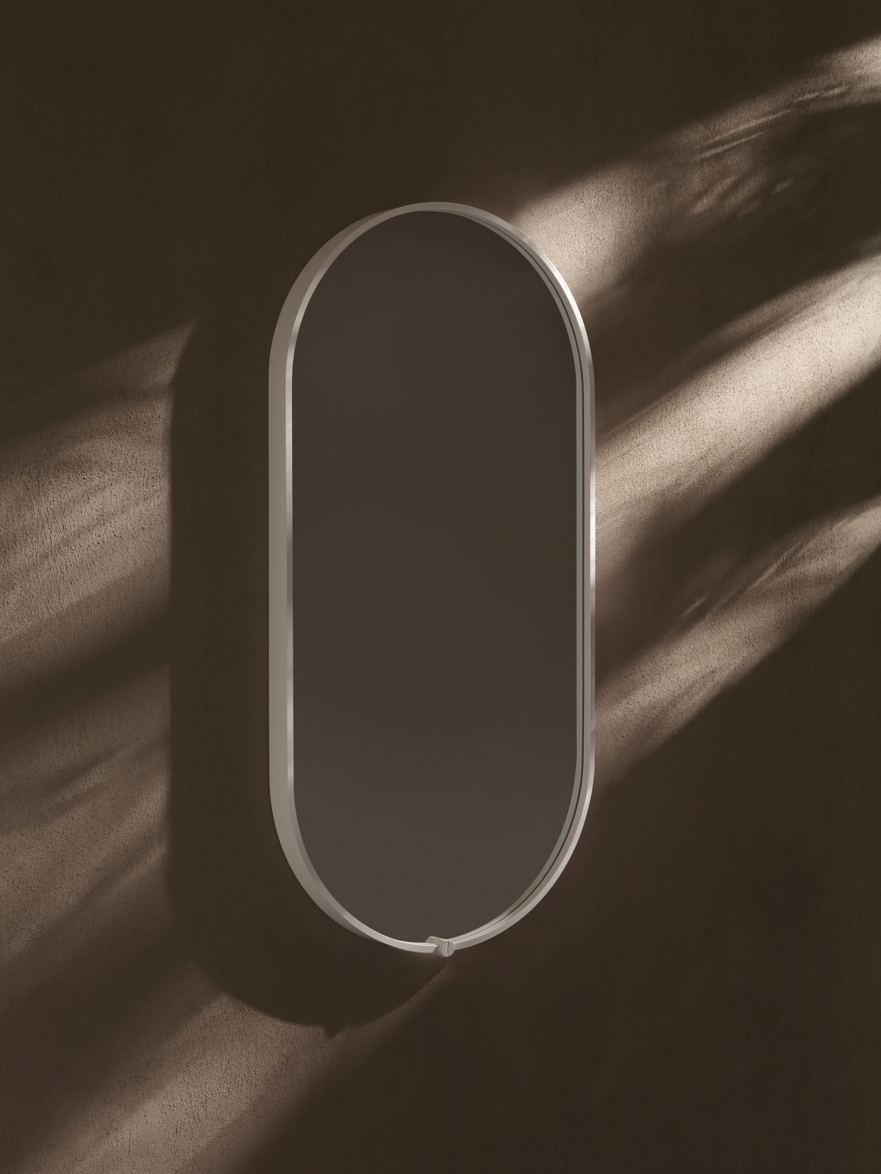 Ovale wandspiegel Avior met LED-verlichting
