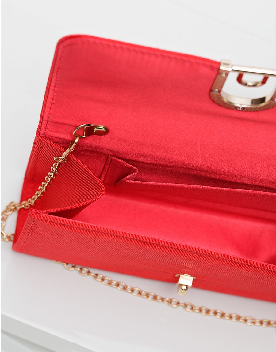 Pochette fantaisie rouge