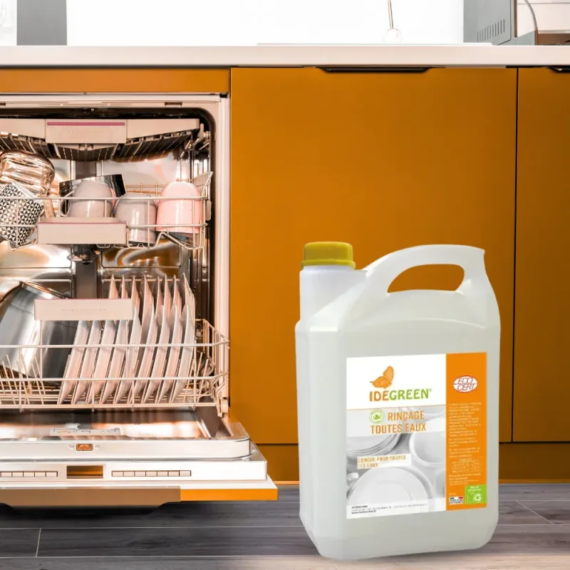 IDEGREEN - Liquide rinçage Lave-Vaisselle Respect'home® - Rinçage toutes eaux 5L