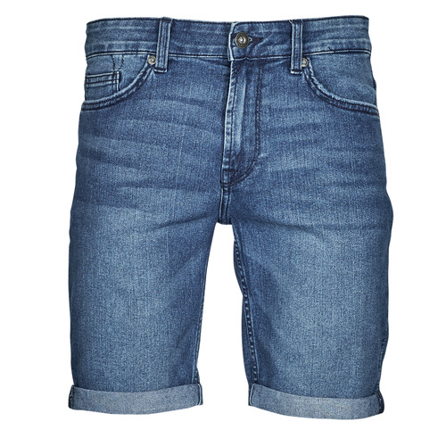Only & Sons  - ONSPLY MID. BLUE 4331 SHORTS VD - Bleu