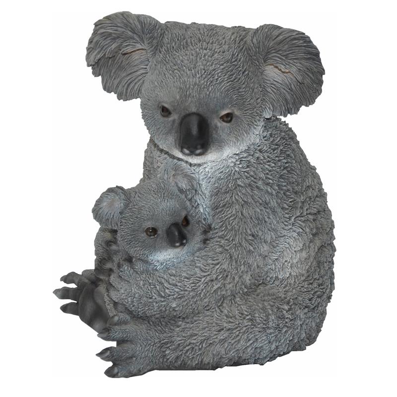 Dazikemo Gartenfigur Mutter & Baby Koalabär