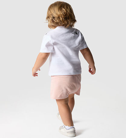 The North Face Shorts Set - T-Shirt/Shorts - Pink Moos/Weiß