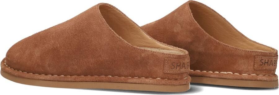SHABBIES Instappers Dames Wilja Maat: 41 Materiaal: Suède Kleur: Camel