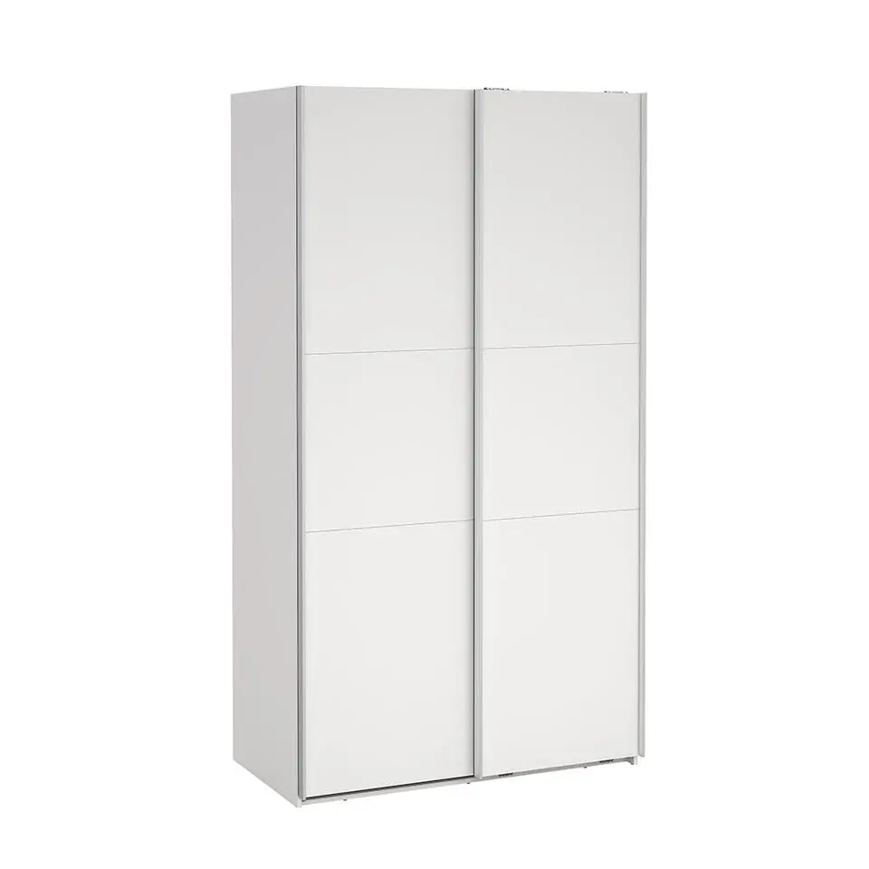 Hioshop Como schuifdeurkast 2 deuren 120x220cm wit