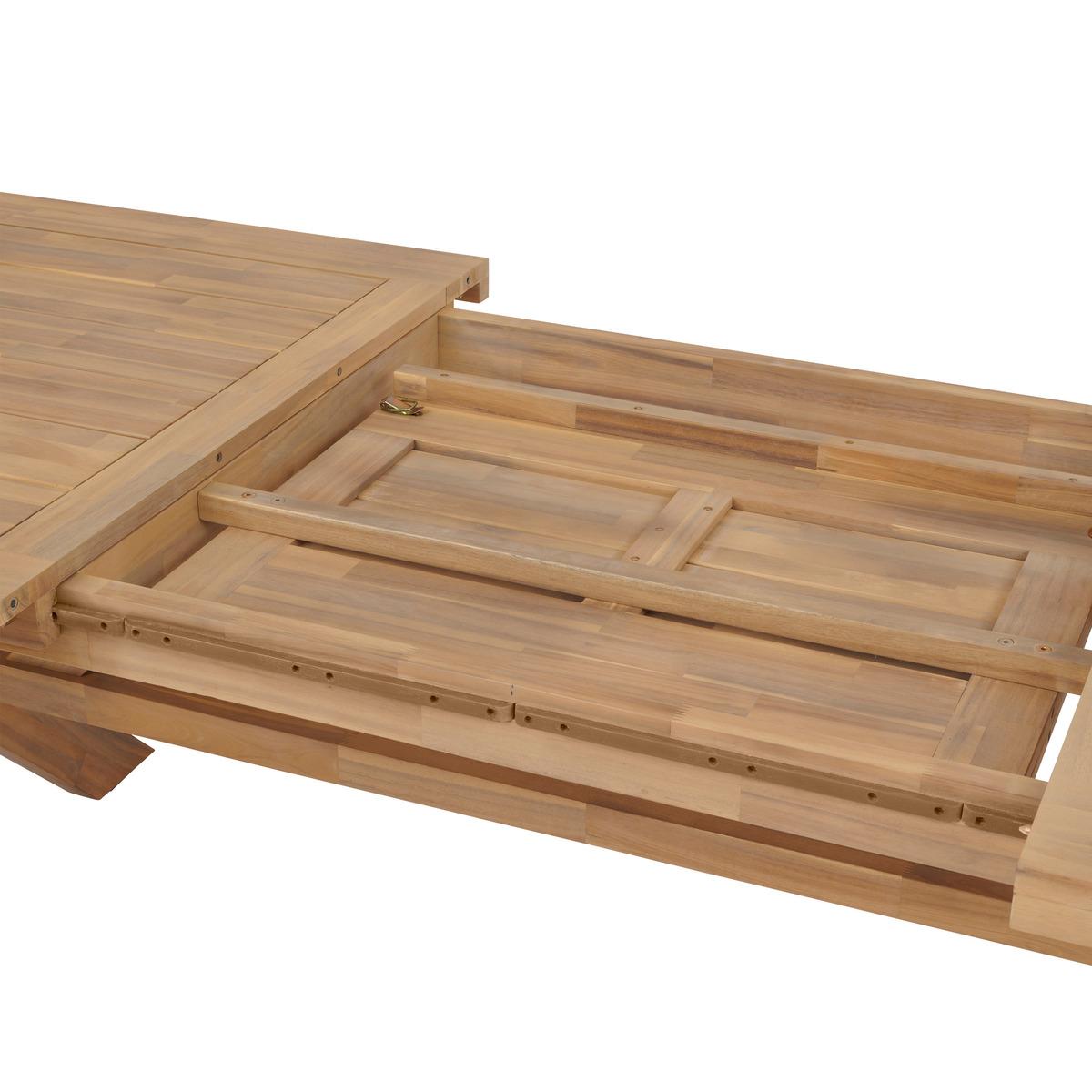 TABLE XENIA EXTENSIBLE ACACIA 12 PLACES