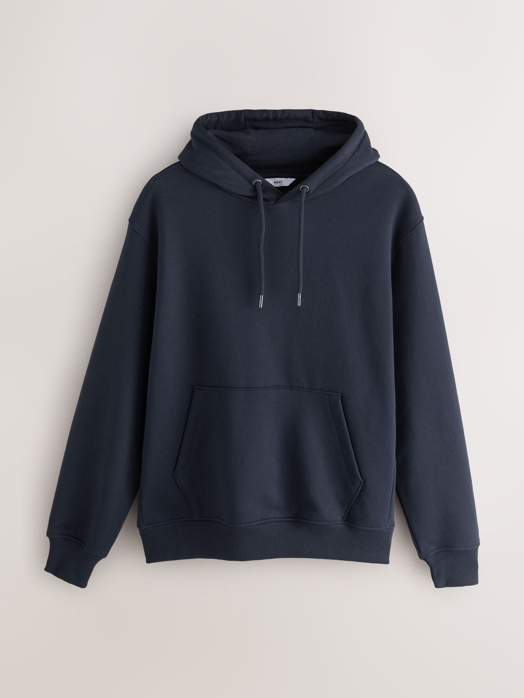 Blauw/kakigroen - Cotton Rich Jersey Overhead Hoodies 2 Pack