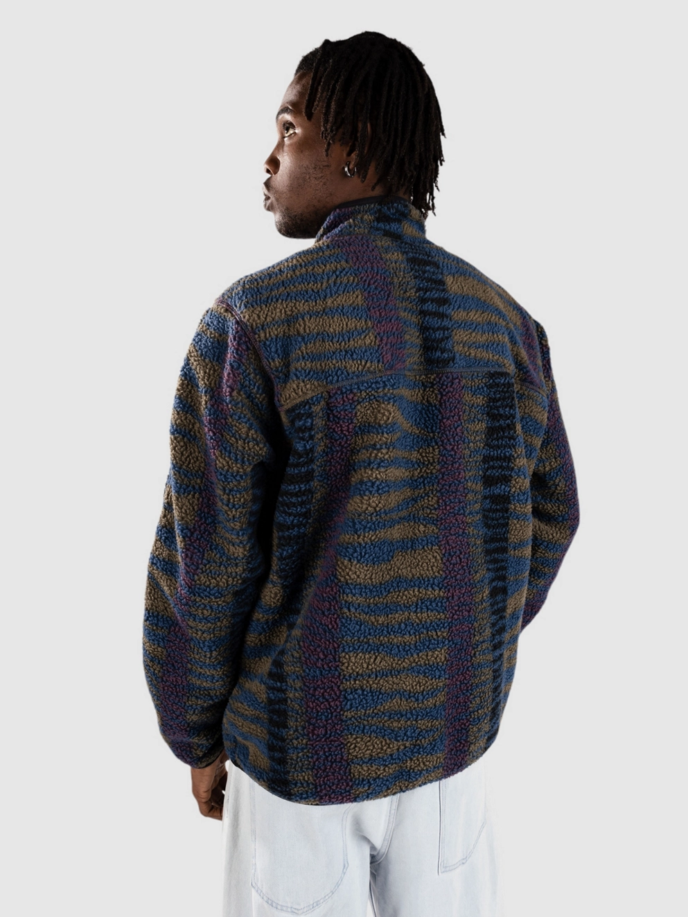 Mountain Hardwear HiCamp Printed Fleece Sweater ridgeline rdge strpe prnt