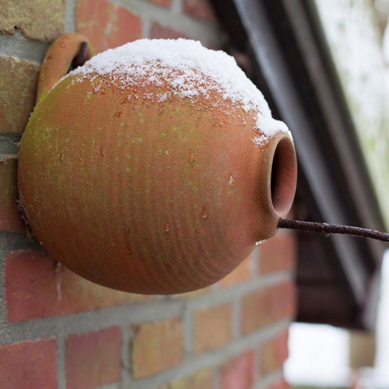 Vogelpot - Rond - Steengoed - Pimpelmees