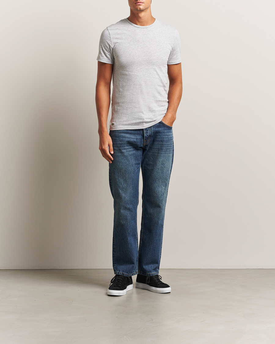 Lacoste 3-Pack Crew Neck T-Shirt White/Grey/Black