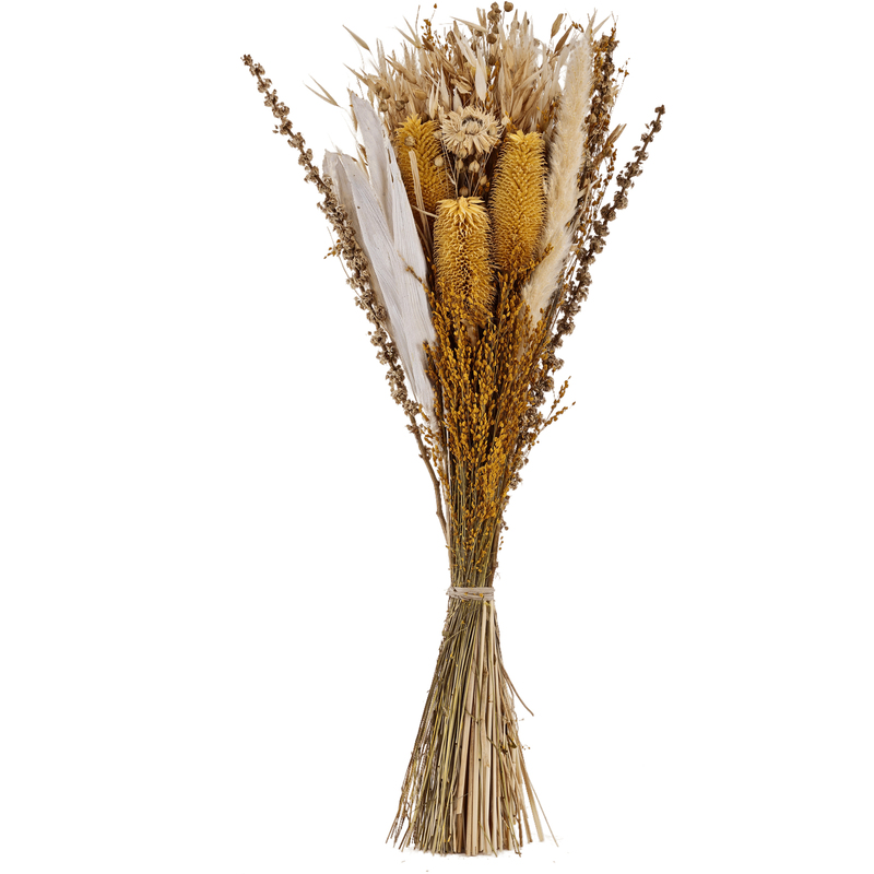 EGLO Trockenblumen-Strauss Caraquet, 55 cm, braun
