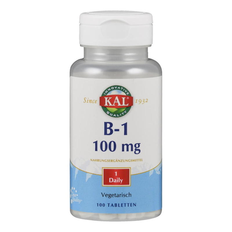 Kal Vitamine B1 100 mg Thiamine 100st