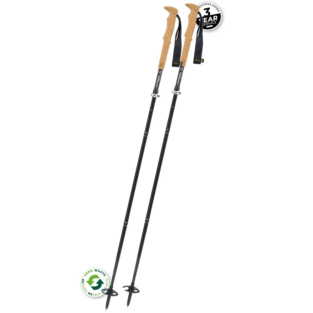 Komperdell FX Lite Carbon Summit Vario Wanderstöcke titan