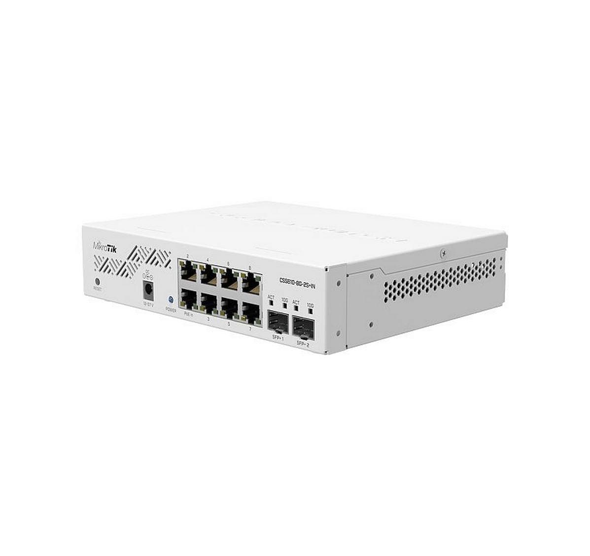 Switch CSS610-8G-2S+IN 10 Port8x 1G-Ethernet-Ports und 2x SFP+-Ports für 10G-Glasfaser-Konnektivität
